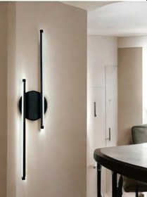 Resim Sare Aplik Siyah Renk Modern Tasarım - Hol - Banyo - Mutfak - Salon -yatak Odası Gün Işığı Led Aplik Siyah 