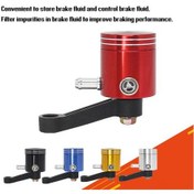Resim Lemestar Motosiklet Cnc Fren/sürgü Hidrolik Yağ Deposu, Aluminyum Alaşımlı, Plastik Konstrüksiyon, Yamaha/honda Uyumlu, Gümüş Renk 