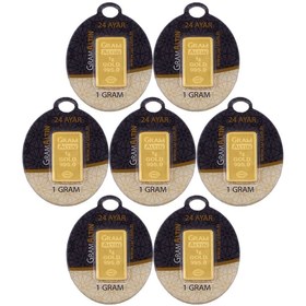Resim T51 TUĞRUL ALTIN 7 Gram (7x1 Adet) Külçe Altın IAR 24 Ayar 