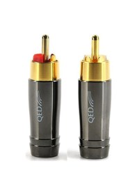 Resim Qed Qe-6122/Qe-6120 Rca Uç Kırmızı/Siyah 2 Adet ı 
