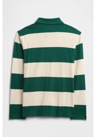 Resim Gap V-ls Rugby Polo Çocuk Tişört YESIL 