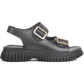 Resim Ayakmod 261176 Z Siyah Kadın Sandalet Siyah 