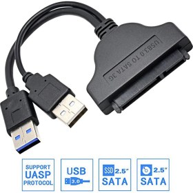 Resim Wozlo 2.5 Inç USB 3.0 Sata HDD Harddisk Kablosu + Koruma Kutusu 