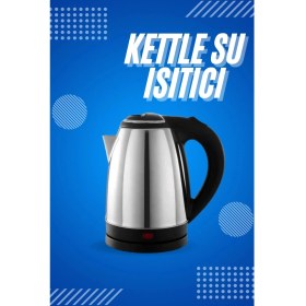 Resim Eco Lounge Elektrikli Paslanmaz Çelik Su Isıtcı Çelik Kettle 1.8 Lt. Uzun Ömürlü 