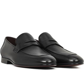 Resim Derimod Black Erkek Siyah Deri Klasik Loafer - Siyah / 4 