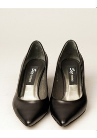 Resim Seç Kundura 974 Hakiki Deri Stiletto 6Cm Siyah 