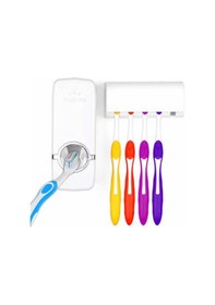 Resim Otomatik Diş Macunu Sıkacağı ve Diş Fırçası Tutucu Banyo Askı Set Diğer 