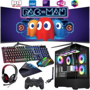 Resim ROGAME i7 14700F 16GB DDR4 1TB m2 12GB ARC B580 Çift 24" Monitörlü Oyun Bilgisayarı (Gaming SET) 