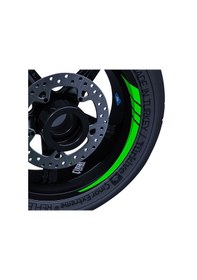 Resim Floresan Yeşil Moto GP İç Jant Şeridi Sticker Çınar Extreme 