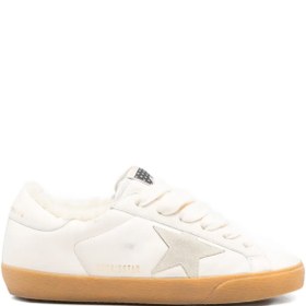 Resim Super-Star White Nappa Suede Star Shearling Lining (W) 