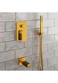 Resim Fause Fau106-G Tam Ankastre Tetra Duş Seti Altın 