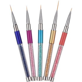 Resim 5'li Profesyonel Nail Art Fırça Seti 