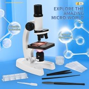 Resim 1 adet Mini Çocuk Mikroskobu Oyuncak, Erkek ve Kızlar için 3x Büyütmeli Lensli Bilim Eğitici Oyuncak, LED Anahtarı, Akıllı Telefon Uyumlu, ABS Plastik, Etkileşimli Dış Mekan Öğrenme Hediyesi, Çocuk Günü, Mezuniyet Sezonu ve Doğum Günü Hediyeleri İçin Uygun, Pil ve Araçlar Dahil, Örnek Yok 