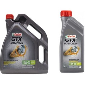 Resim Castrol GTX 10W-40 A3/B4 Yarı Sentetik Motor Yağı 4 L + 1 L 