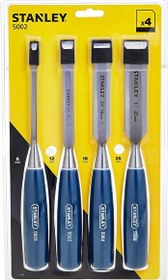 Resim Stanley 0-16-129 İskarpela Takımı 5002 4'lü 6-12-18-25 MM Mavi 