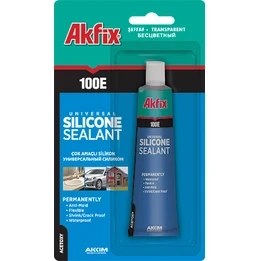 Resim Akfix 100E Genel Amaçlı Silikon Şeffaf 50ML 