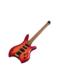 Resim New Orleans Hdl450 Kırmızı Headless Elektro Gitar + Gigbag Çanta 