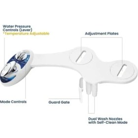 Resim Karokstore Bidet BIDETNEO320S Başlık Bide, Mavi, 13,5 x 7 x 3 Inç 