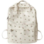 Resim "rahat Çiçek Baskılar Kadın Sırt Çantası Kız Okul Çantalarını Büyük Kapasiteli Mavi İspanya Mavi 