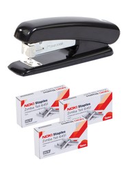 Resim everart Siyah S-600 Popular Zımba Makinesi No:24-6 - 24/6 ZImba teli 3000 li 