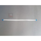 Resim FFC 16 Pin 30cm Düz 0.5mm Adımlı Esnek Flex Kablo Awm 20624 80c 60v Şerit Fleks Film 
