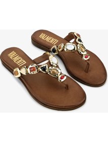 Resim Valmenti Kadın Hakiki Deri Taba Düz Terlik 1141 587 Bn Trlk Y26 Tan Leather 