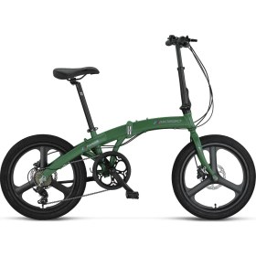 Resim Mosso Marine 20 Jant 12K H.disk 7 Vites Katlanır Bisiklet Mat Race Green 