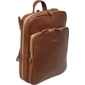 Resim Guard Taba Yatay Deri Sırt Çantası Çok Renkli 