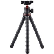 Resim Jeehugo Gızomos Gm-7 Çok Amaçlı Tripod: Kamera, Telefon Ve Tablet İçin Taşınabilir 8 Ayaklı Ayak, 2kg Yük Kapasitesi, Abs+alüminyum Malzeme Siyah 