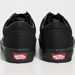 Resim Van Old Skool, VD3HBKA, unisex yetişkin spor ayakkabı, siyah (siyah/siyah (tuval), 39 AB 