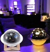 Resim shopwave Hava Nemlendirici Masa ve Gece Lambası USB Projeksiyon Aromaterapi 