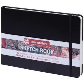 Resim Talens Sketchbook Sert Kapak Eskiz Çizim Defteri 15x21 Cm. Siyah 