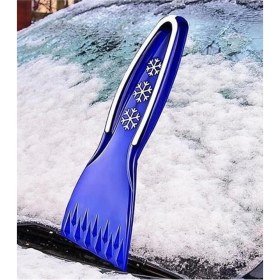 Resim Svein Araç Kar Buz Kırıcı Kazıyıcı Ön Cam Oto Pencere Temizleme Silici Aparatı Çift Taraflı Dayanıklı Cep 