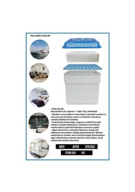 Resim 2 Kg. Dikdörtgen Nem Alıcı Aparat Naturel 2 Kg. Blok 