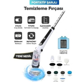 Resim Portatif Şarjlı Temizleme Fırçası Çok Renkli 