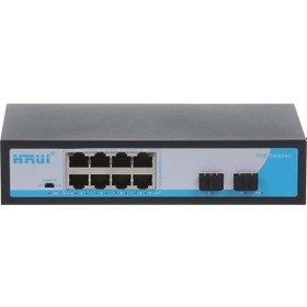 Resim Hruıi HR901 AF 8P2S 8 Port 10/100/1000 8 Port Poe 2 X Sfp 120W Yönetilmez Switch 