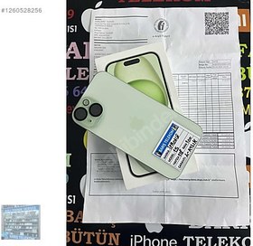 Resim Apple iPhone 15 İkinci El TR | 128 GB | Yeşil 