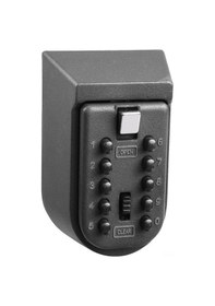 Resim Moveevo Duvar Kurulu Metal Kilitli Anahtar Kutusu, Dışarıda Kullanım İçin Su Geçirmez, Sayısal Tuşlu, Gizli Saklama, Ev Ve Ofis Güvenliği Kutusu İngilizce Su Koruyucu Kapaklı 