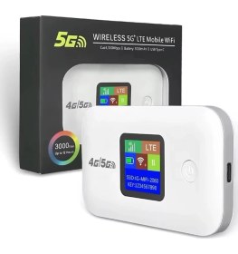 Resim Midcom 4g A8-E Mobil Sim Kartlı Wifi Router 300MBPS Kablosuz 3000MAH Taşınabilir Hotspot Cep Modem 