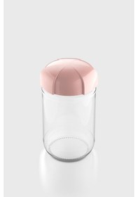 Resim Renga Rhea 660 Ml Pembe Kapaklı Cam Kavanoz 131011 