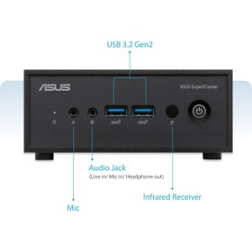Resim ASUS PN42-SN0285AV ATL10 Intel Processor N100 16GB DDR4 512GB M.2 SSD W11Pro Mini Masaüstü Bilgisaya 