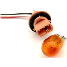 Resim T20 Dipsiz Ampul Ve Soket 3 Kablolu 12V 21 5W 