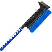 Resim Maiyame Araçlar İçin Çok Fonksiyonlu Kar Kazıcı - Alüminyum Genişletilebilir, Buz Ve Kar Temizleyici, Güvenlik Çekiçli Mavi/siyah 