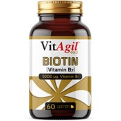 Resim ALLERGO Vitagil Gold Biotin 5000 Mcg 60 Kapsül 