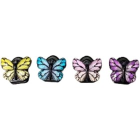 Resim OTOMOR AKSESUAR Torpido Askılık Minyatür Kelebek Mor 1 Adet 