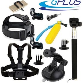 Resim Gplus ST012 Aksiyon Kamera Aksesuar Set 12 Parça 