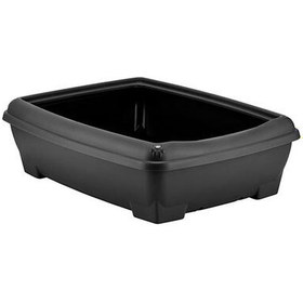 Resim PetWork Relax Kedi Tuvaleti Siyah 49,5 x 38 x 14 Cm 