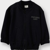 Resim Defacto Erkek Bebek Baskılı Hakim Yaka Fermuarlı Hırka G3761a525wnar202 Antrasit-ar202 