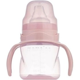 Resim Mamajoo Kulplu Akıtmaz Eğitici Bardak Powder Pink 160ml 