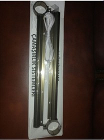 Resim Alüminyum Balkon Çamaşırlık Kurutmalık Balkon Çamaşır Askısı Alüminyum Gri 